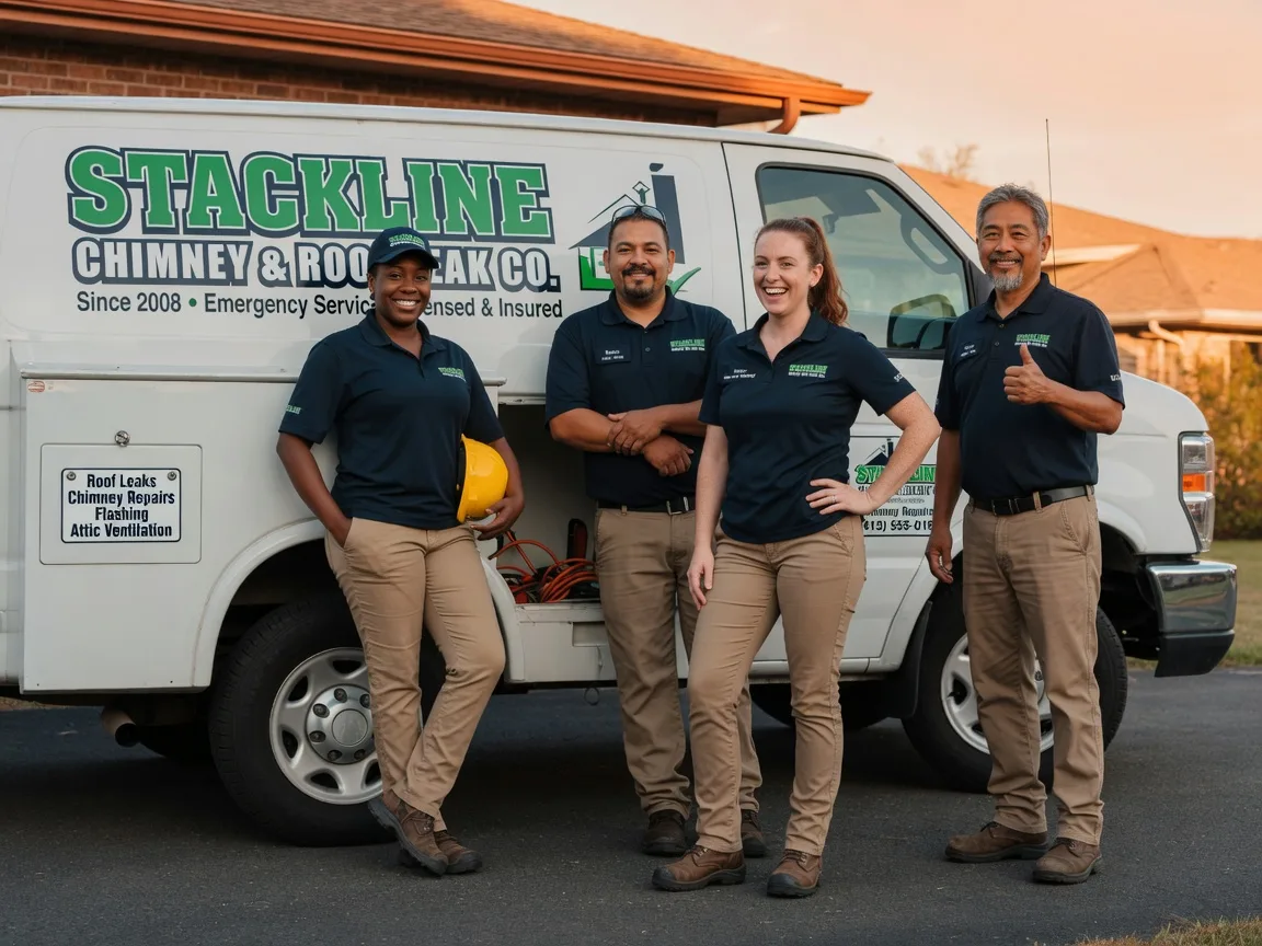 Chimney flashing repair company in Columbus, KS